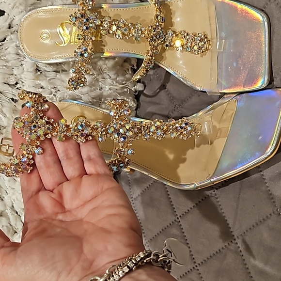 Sheln Rhinestone Heels - Picture 4 of 16